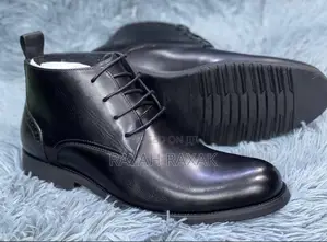 Black Men’S Timberland Formal/Gentle Leather Ankle Boots