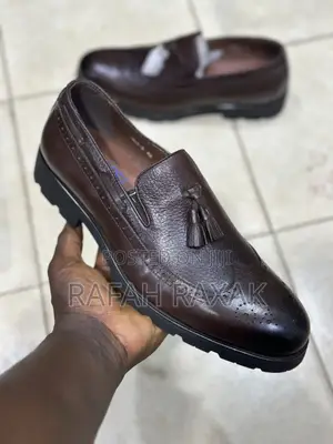 Original Dark Tan Franco Banetti Gentle Leather Loafers