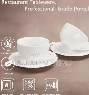 6pcs Cappuccino Cup and Saucer Set