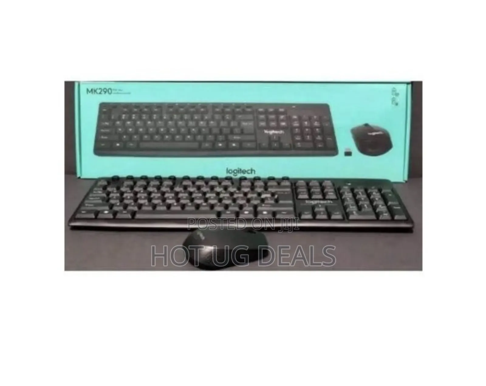 Logitech Wireless Keyboard And Mouse Combo - Black