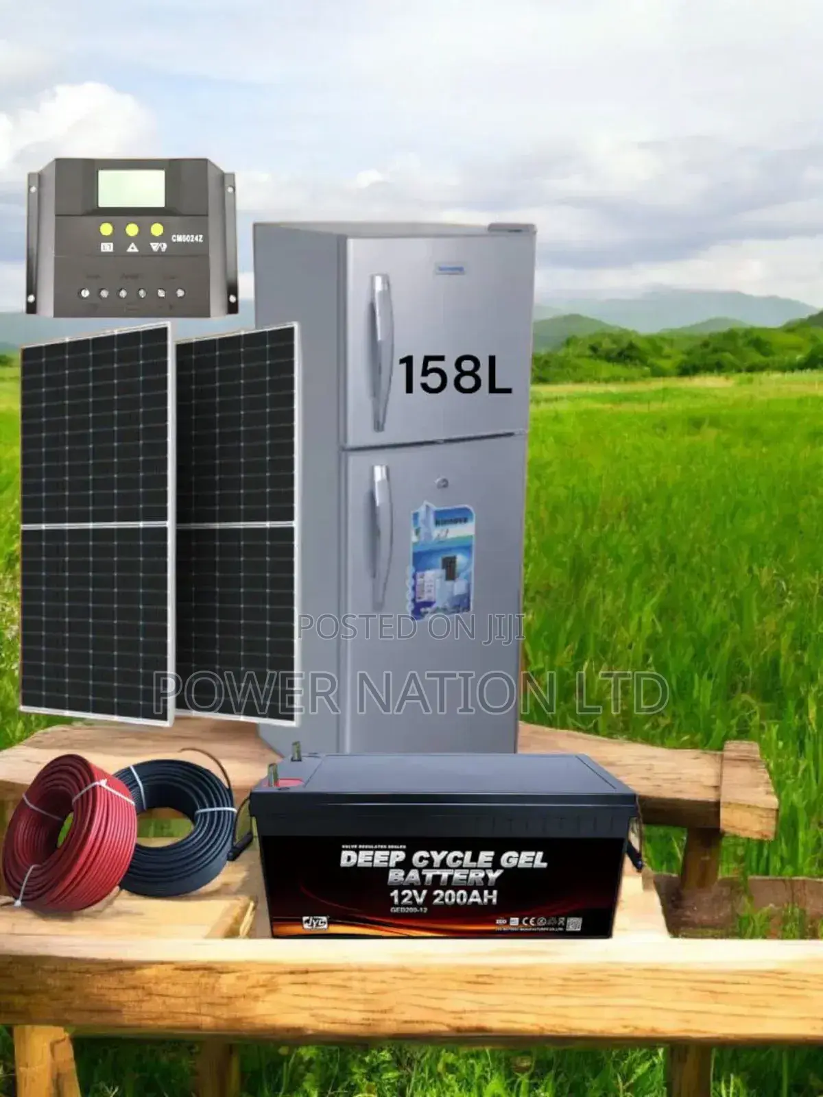 158 Liters Solar Fridge and 400w Solar System Turbo Machine