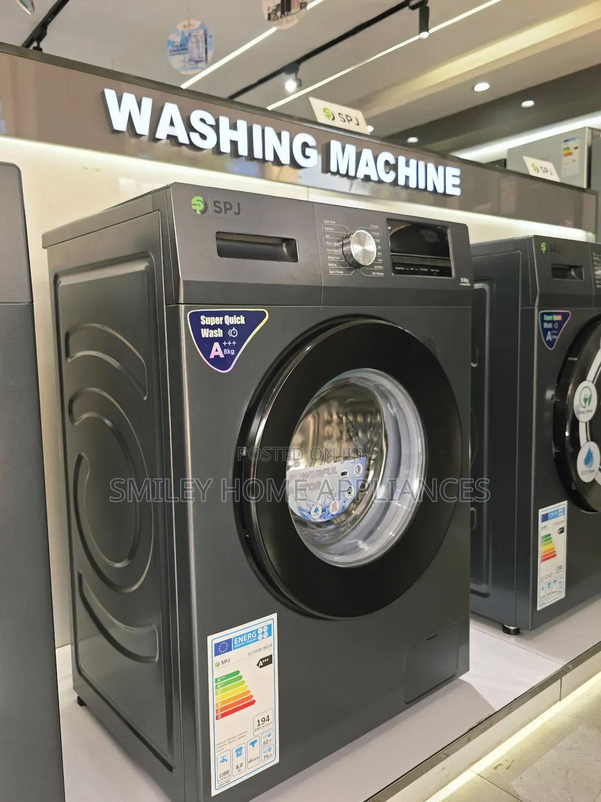 8kgs SPJ Frontloader Fully Automated Washing Machine