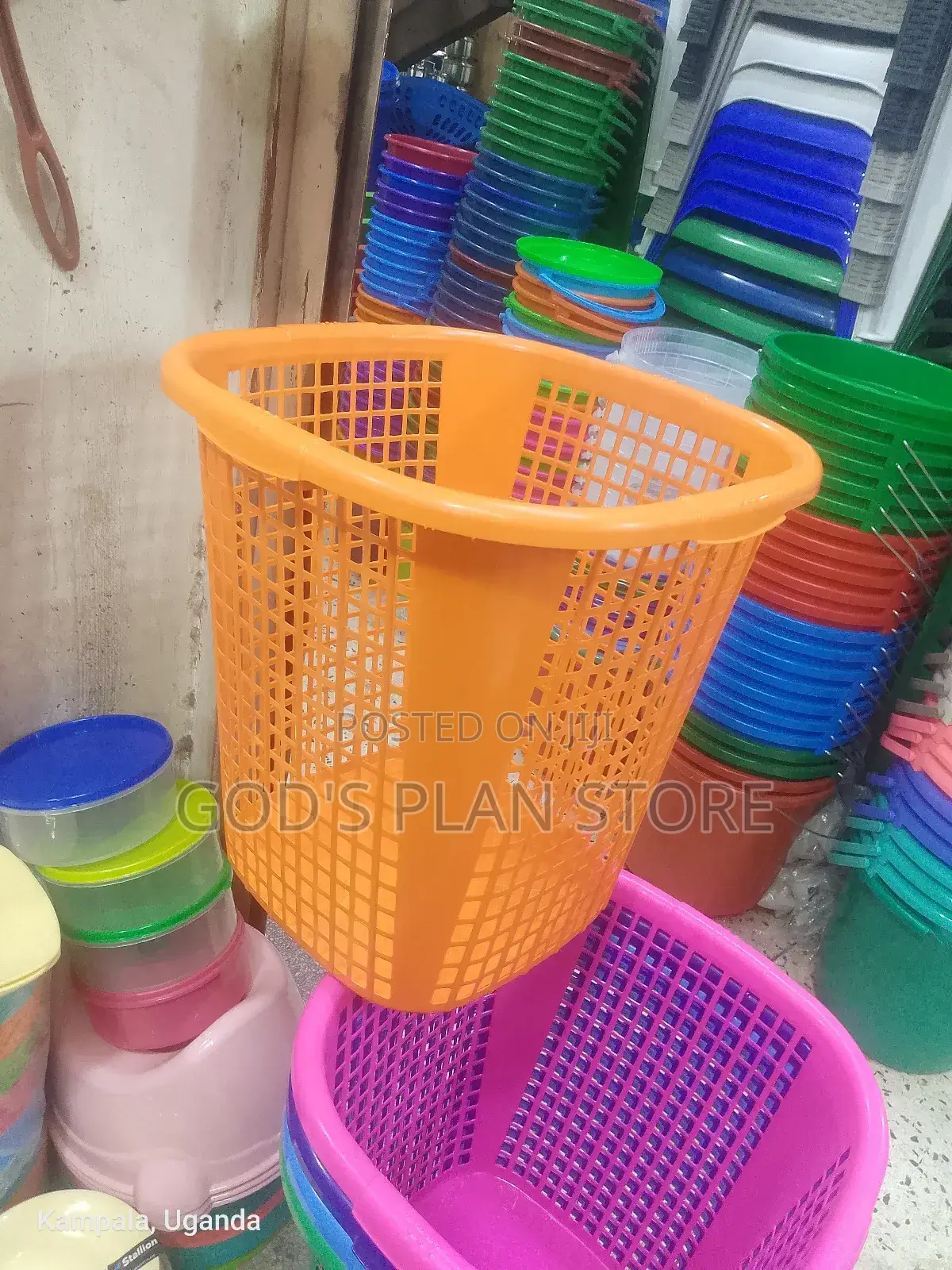Open Plastic Loundary Basket
