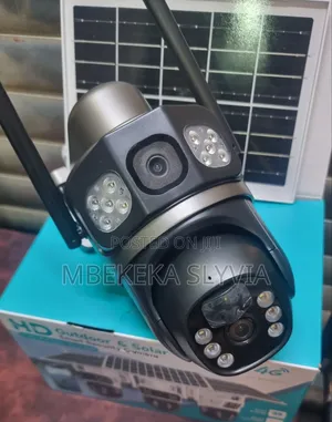 Wifi Solar Camera 4g Double Lens Security Camera Outdoor