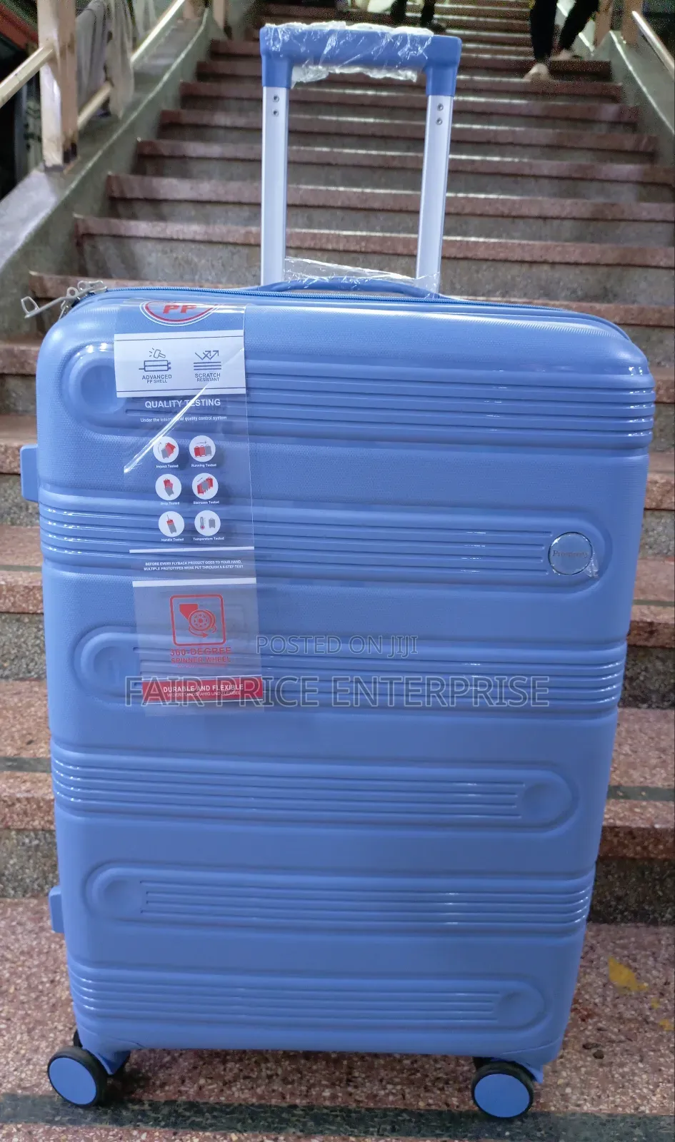 Executive Rubber Plastic Suitcases in Small Size
