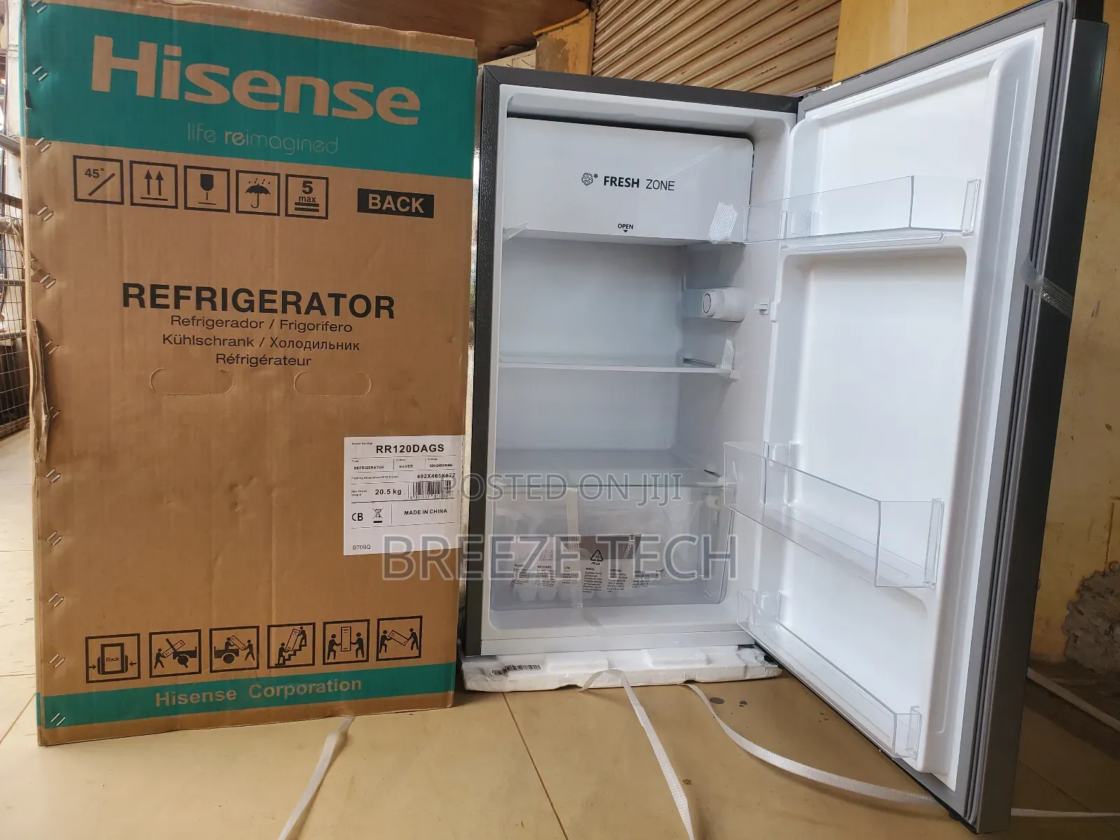 Hisense Refrigerator 120" LTRS Single Door