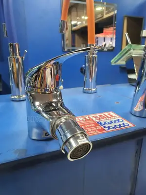 Basin Mixer From Down Silver