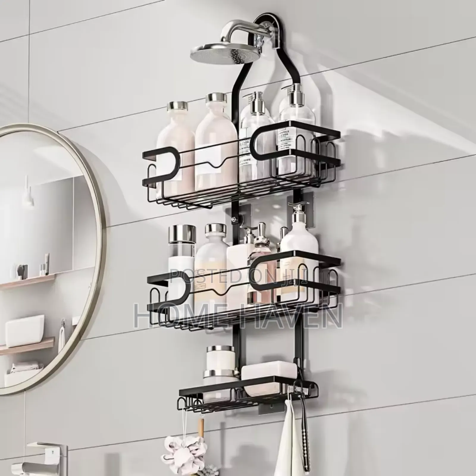 Rust Proof 3 Tier Shower Caddy