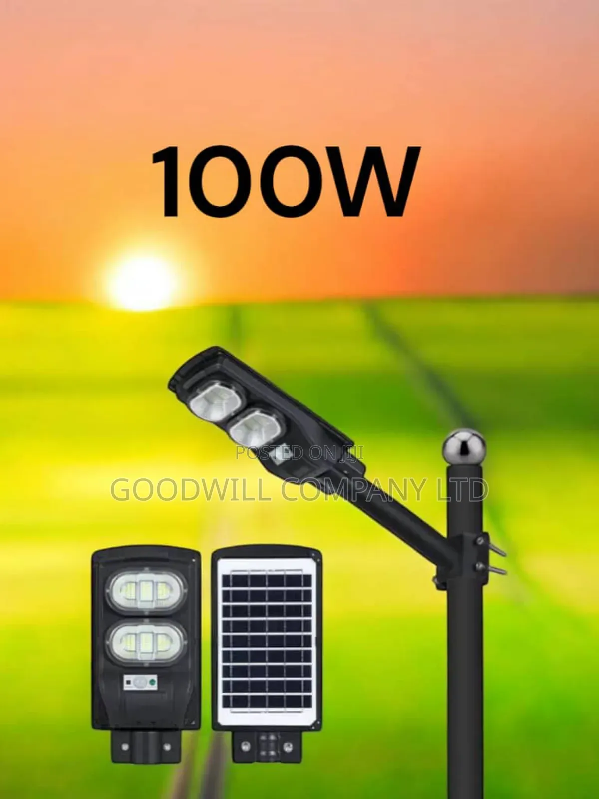 100w Solar Street Light Moonlight