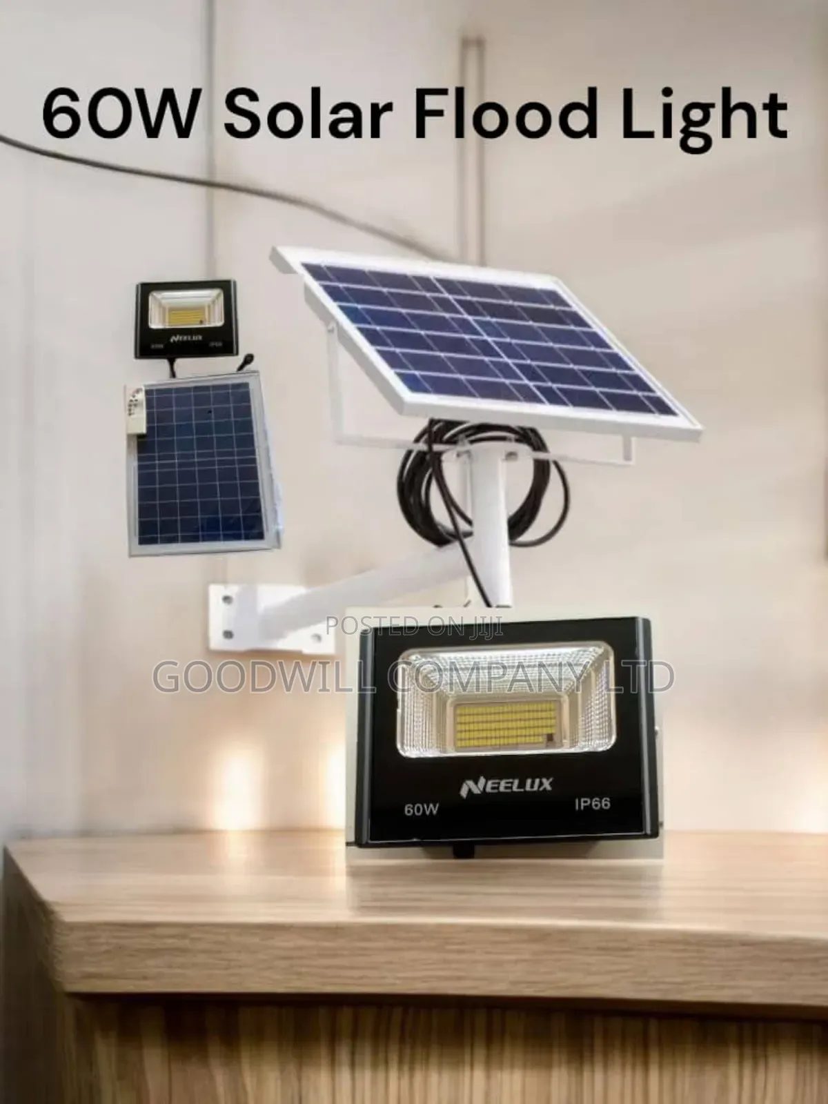 60w Neelux Solar Flood Light Moonlight
