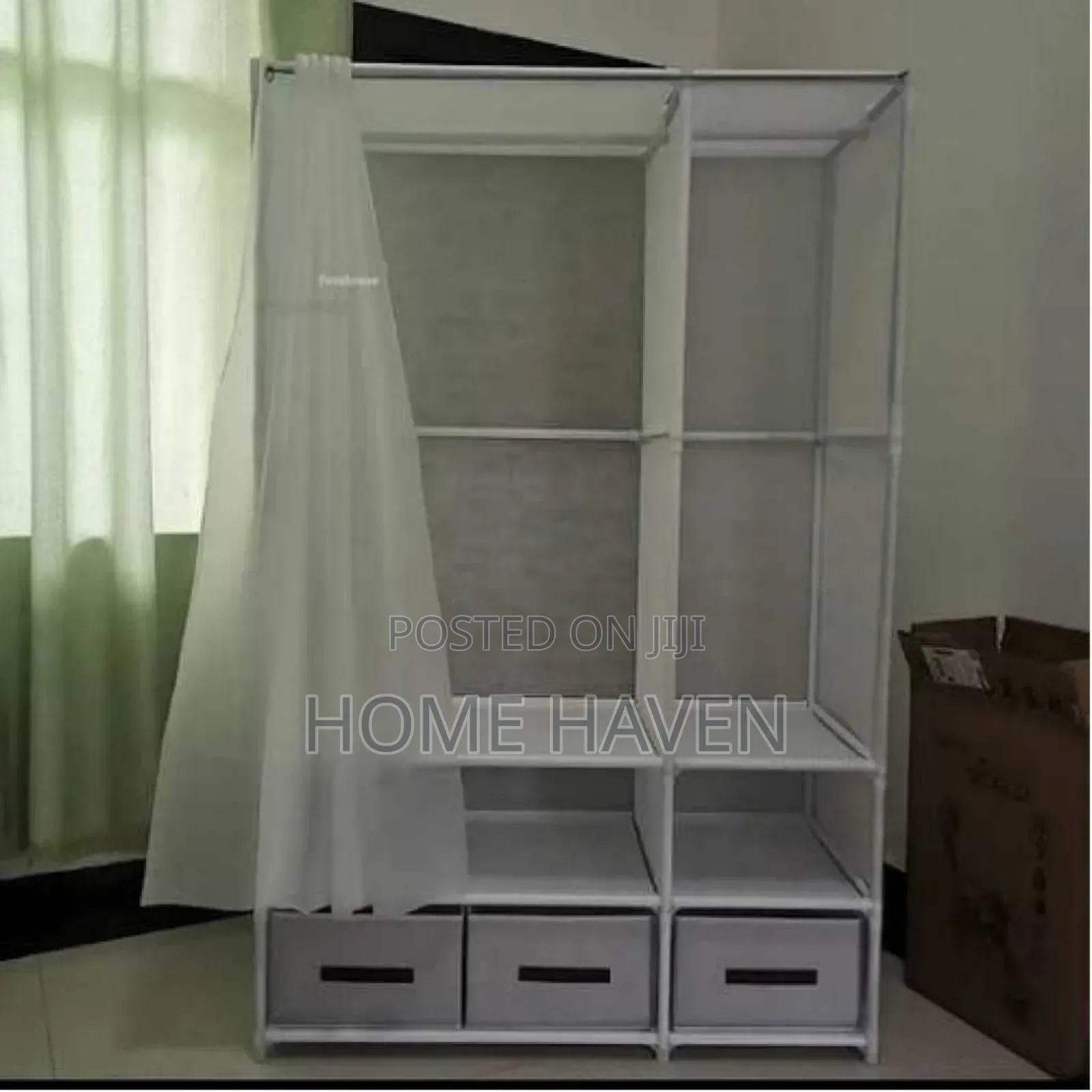 Portable Closet With Cover