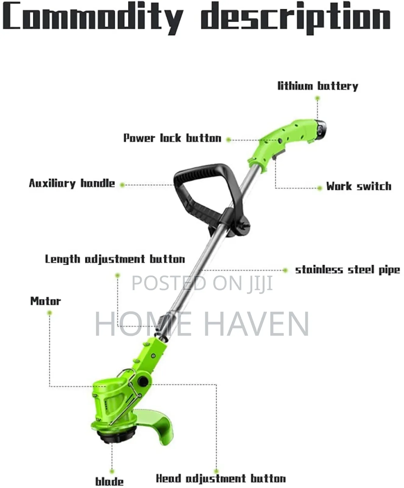 Rechargeable Lawn Mower(Grass Cutter)