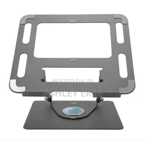 Rotating Laptop Stand With Adjustable Angle and Height