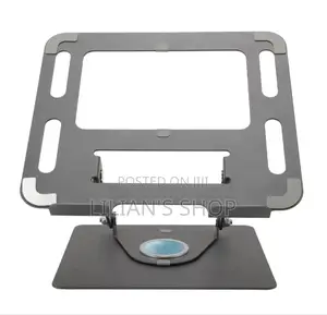Rotating Laptop Stand With Adjustable Angle and Height