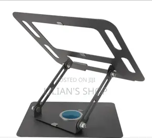 Rotating Laptop Stand With Adjustable Angle and Height