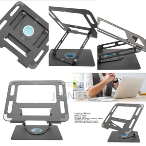 Rotating Laptop Stand With Adjustable Angle and Height