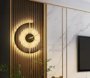Decorative Wall Clock With Led Lights