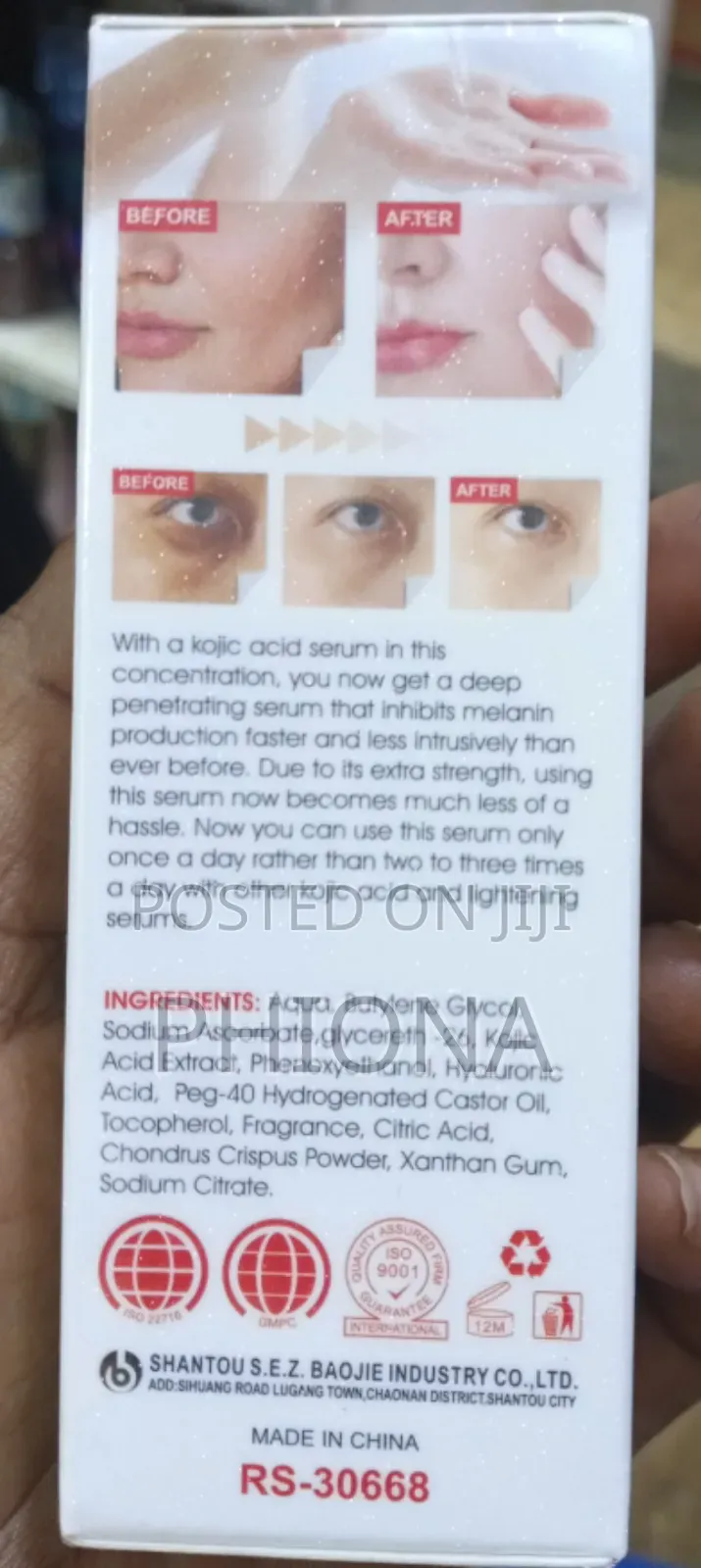 Kojic Skin Lightening Serum