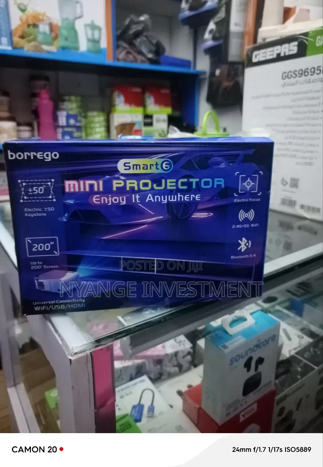 Borego Smart 6 Mini Projector. Projector Smart 6 Mini