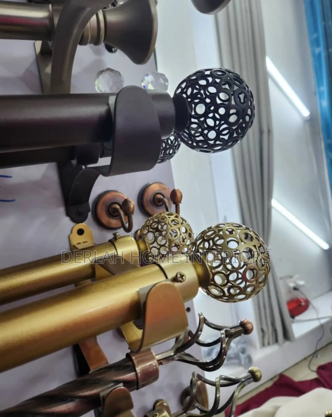Fancy Curtain Rods Per Meter