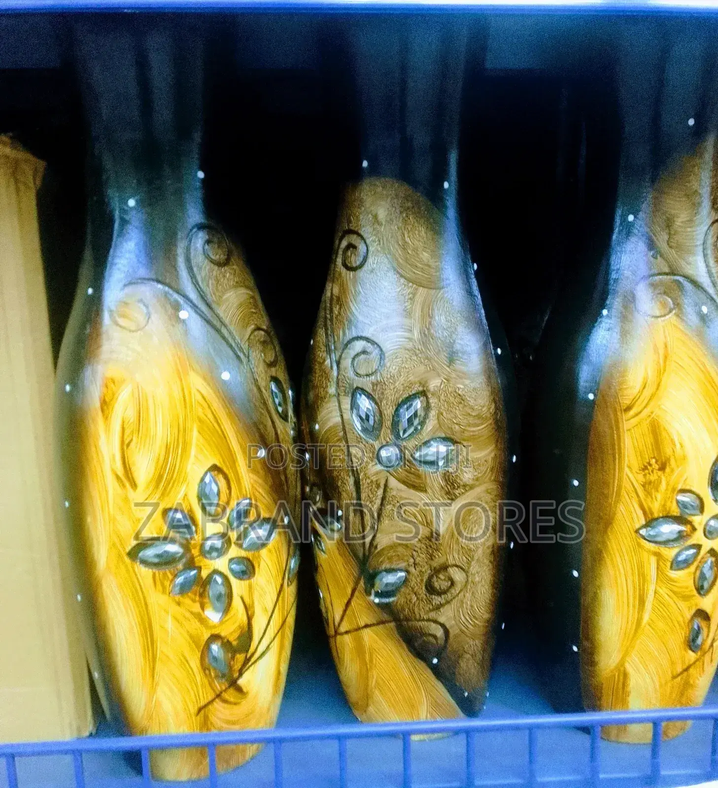 Top Flower Vase - Brown