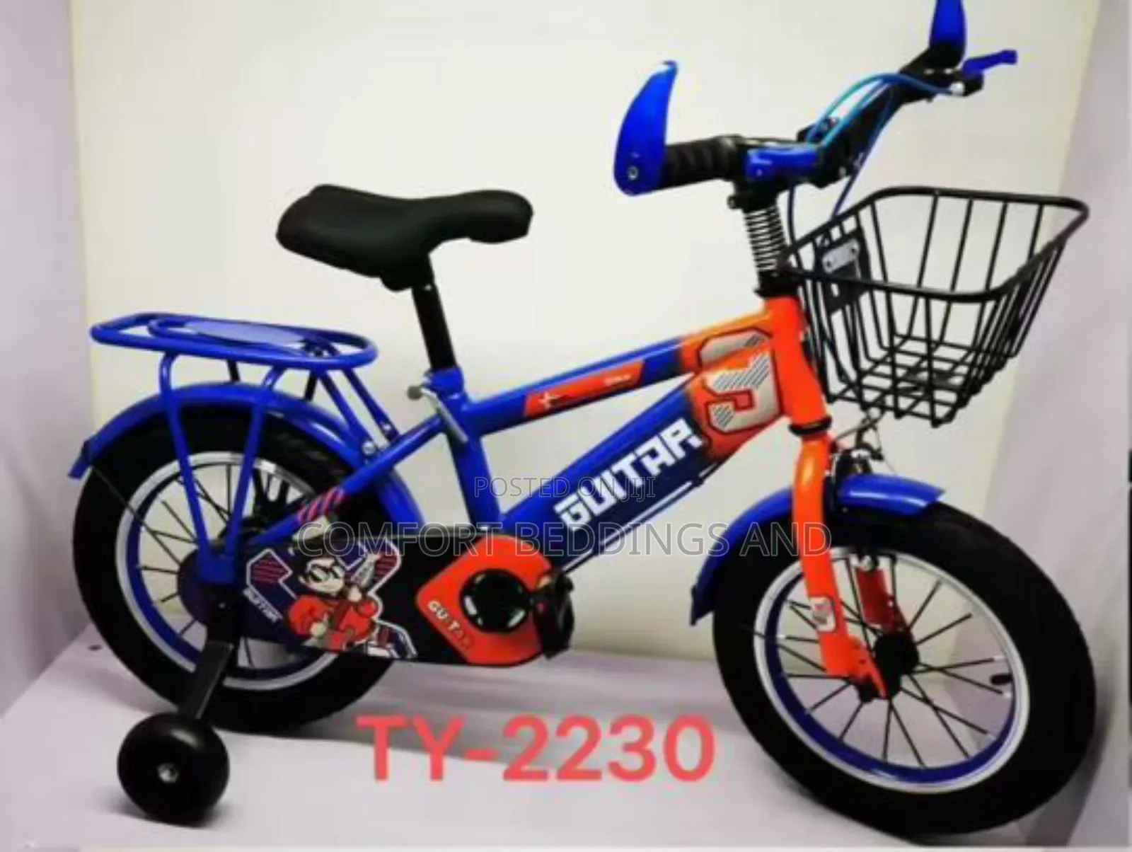 Guitar Kids' Bicycle Blue