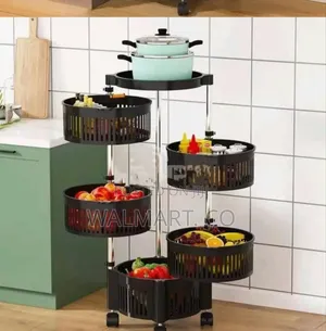 Rotating Kitchen Storage Rack