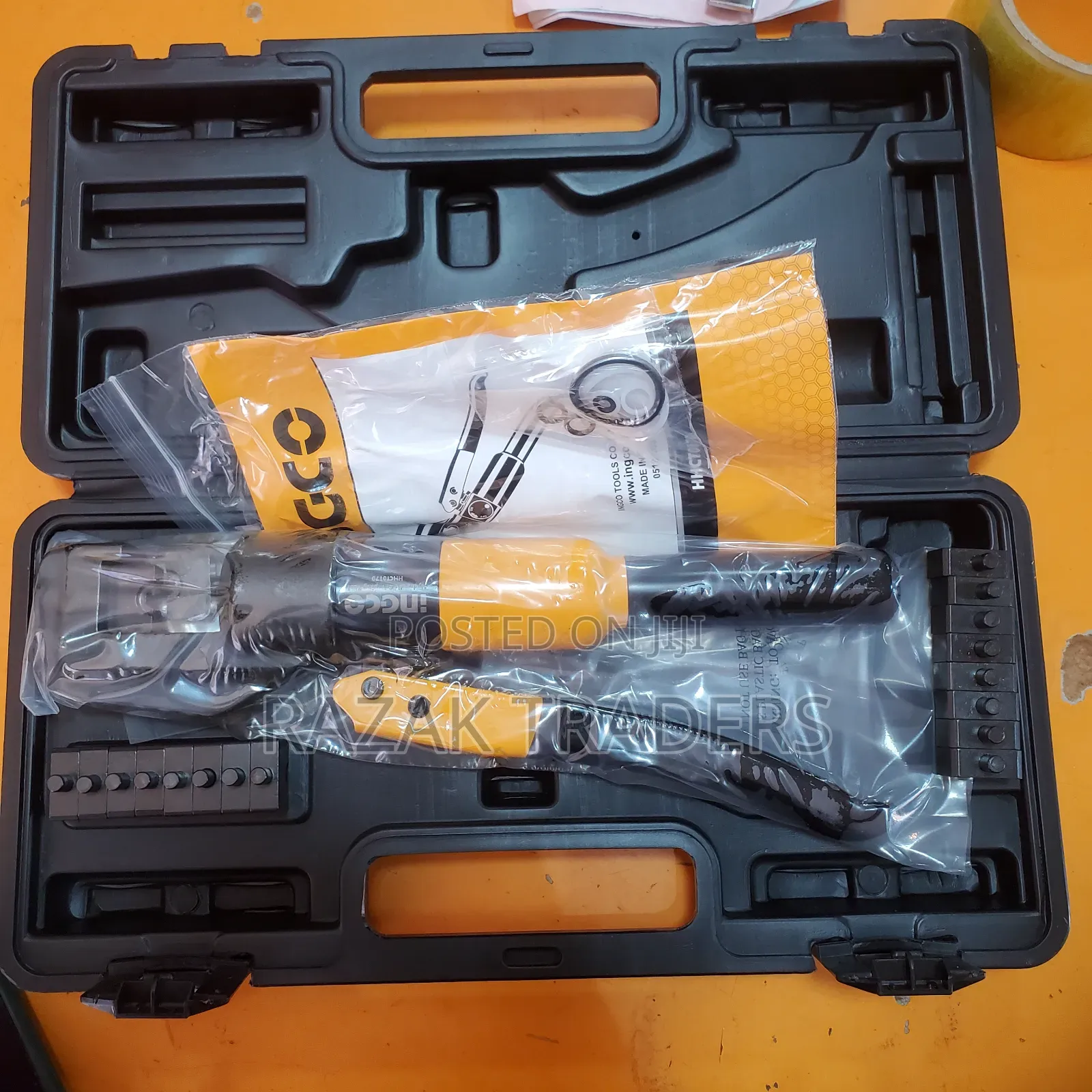 Ingco Hhct0170 Hydraulic Crimping Tool Cable Cutter