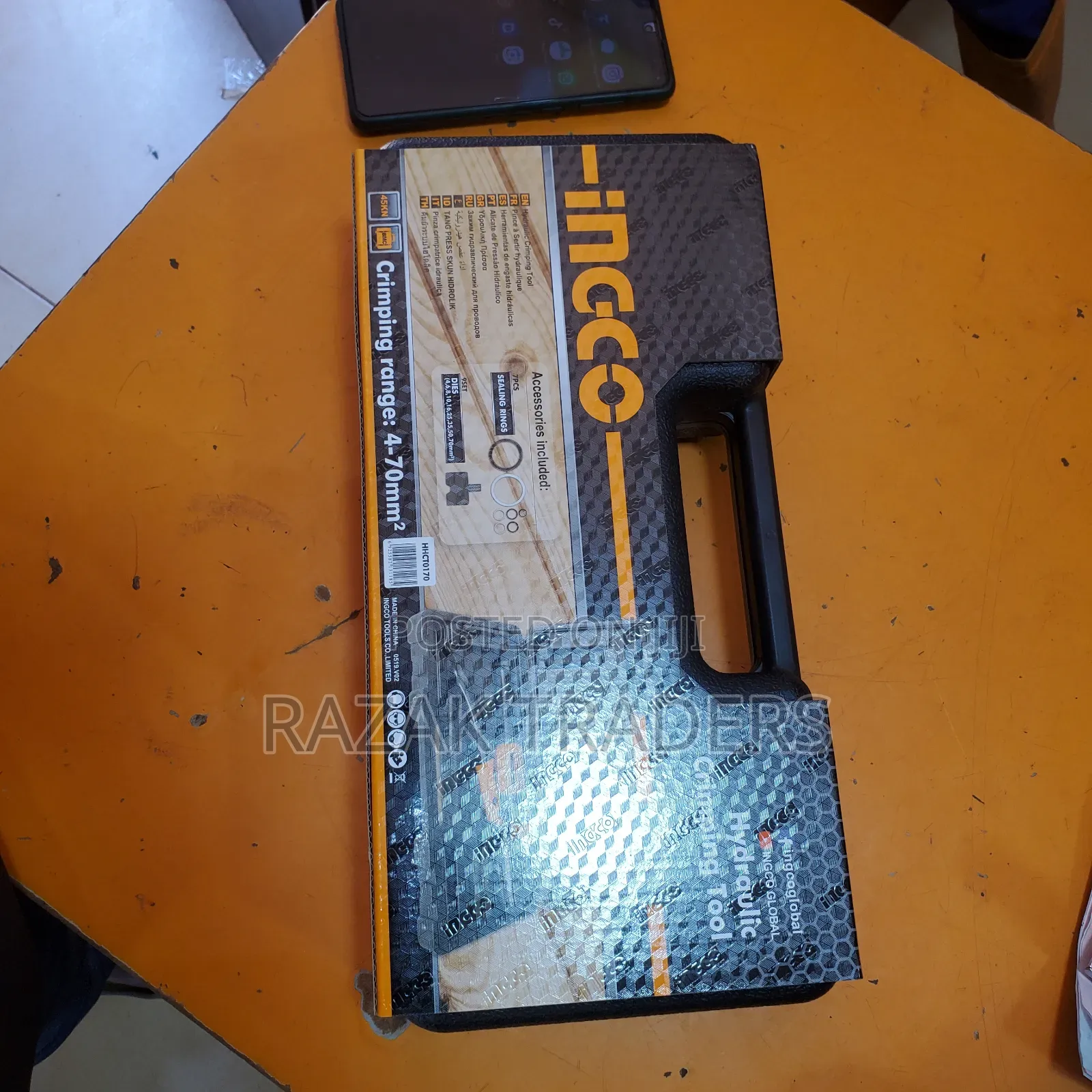 Ingco Hhct0170 Hydraulic Crimping Tool Cable Cutter