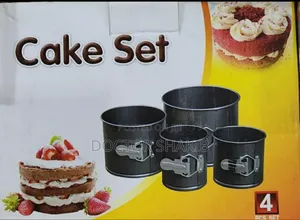 Quality Non-Stick Queen Cake Size Baking Pans - 4pcs