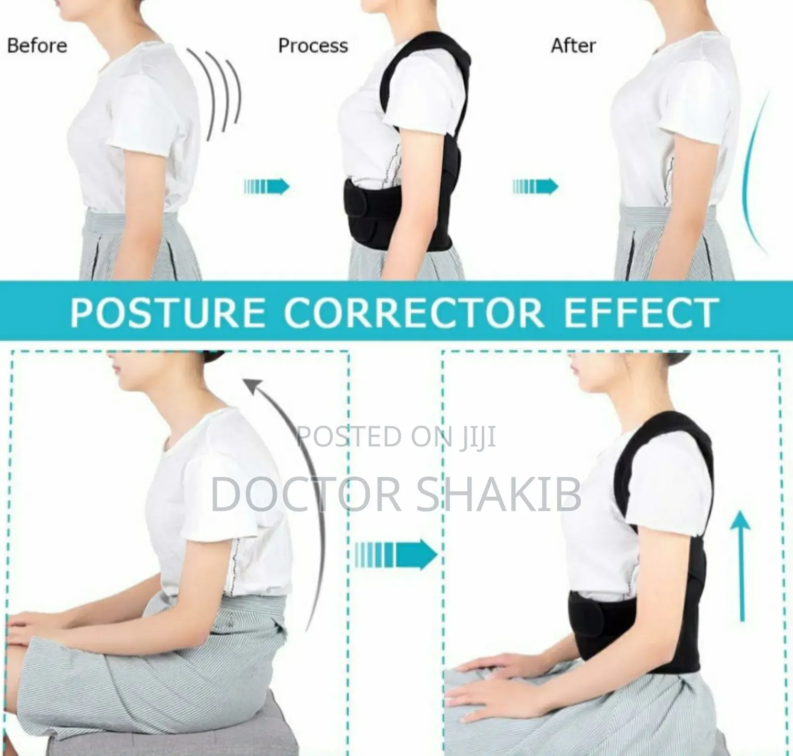 Comfortable Posture Corrector for Men,Women and Children