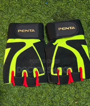 New Penta High-Quality Weight Lifting Gloves Black Green