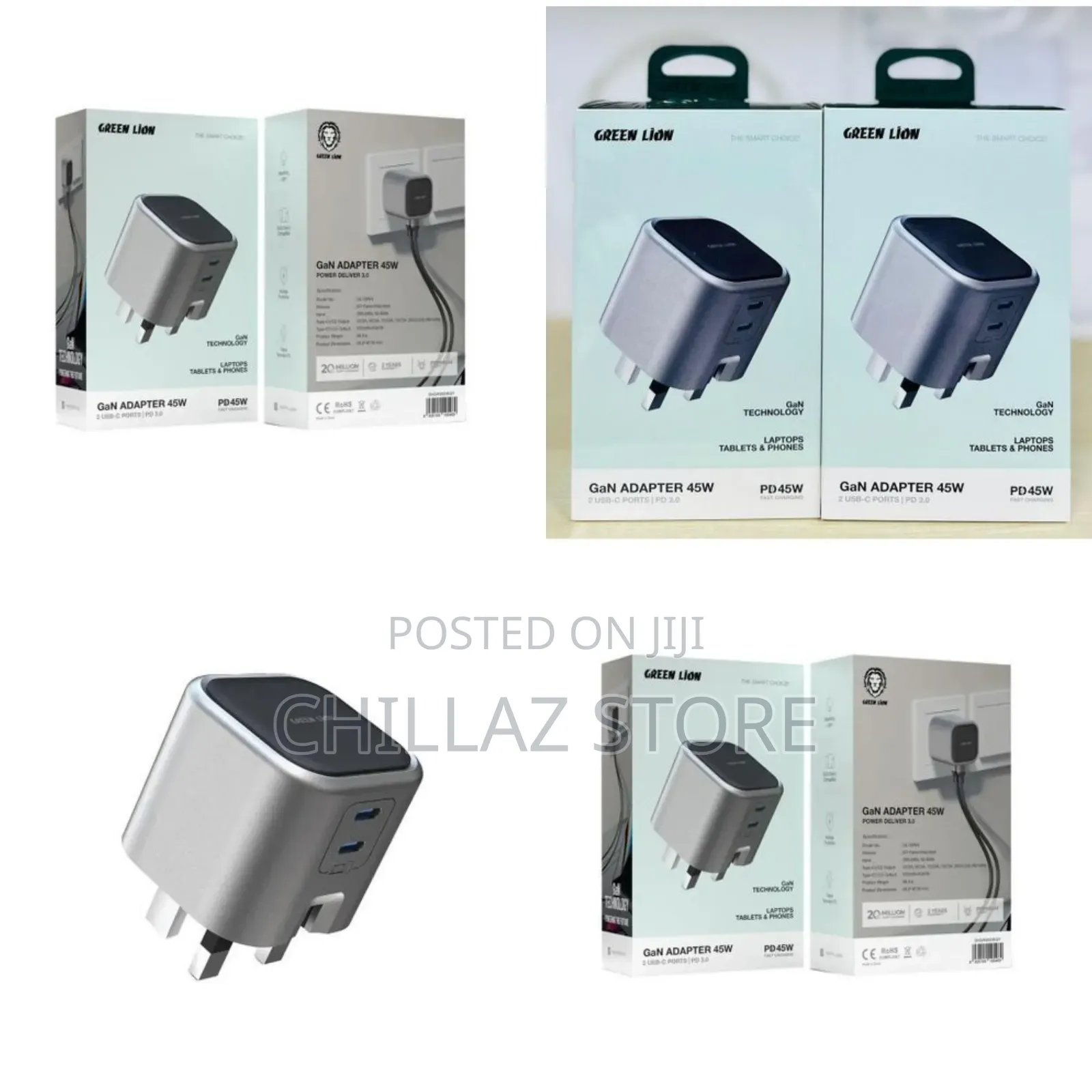 Green Lion Gan Adapter 45w.