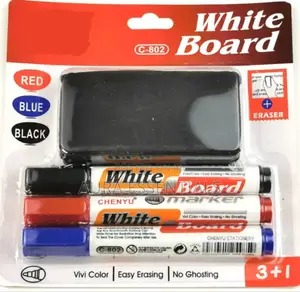 Ms Whiteboard Set of a Duster and 3 Markers Value Pack
