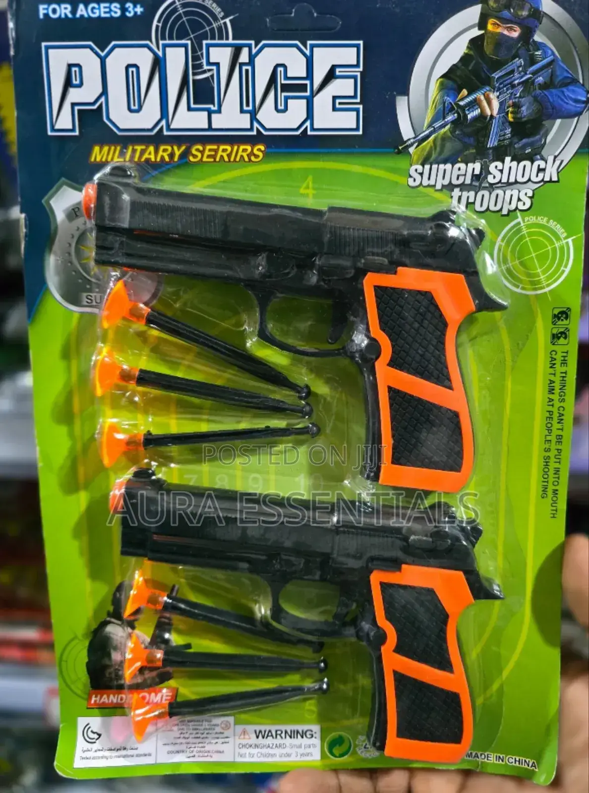 2pcs Kids Military Blaster Pistol Toys