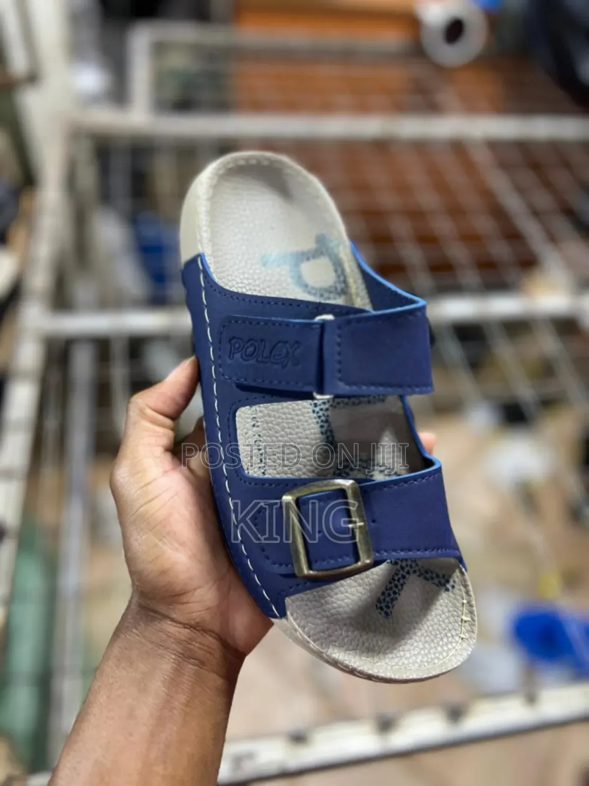 Blue Pol Sandals