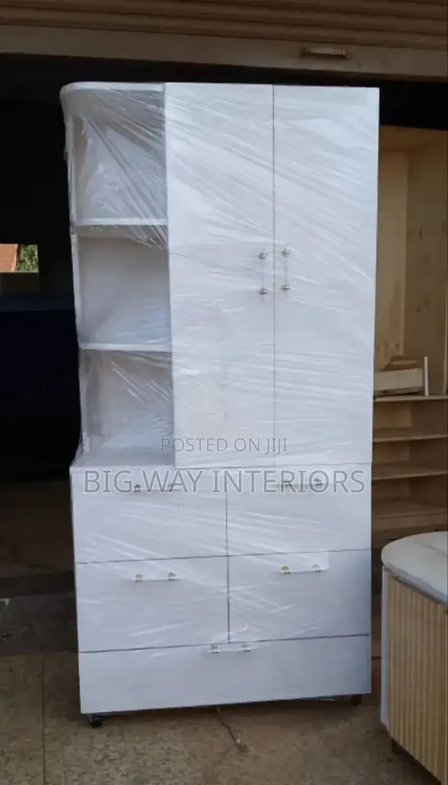 White 3*6feet Wardrobe