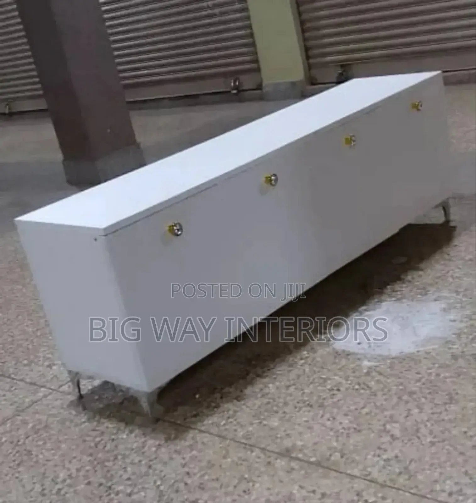 Wooden Durable White Tv Stand