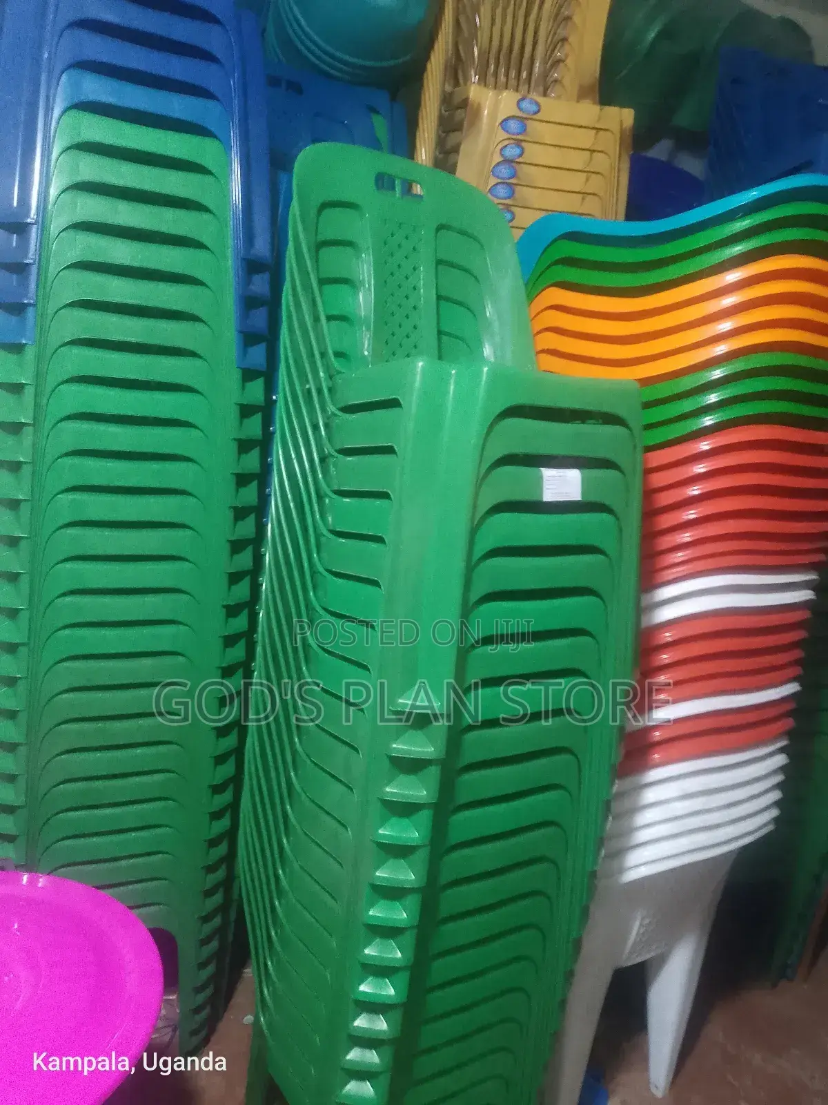 Plastic Chairs Plastic Chairs Armless(Green)