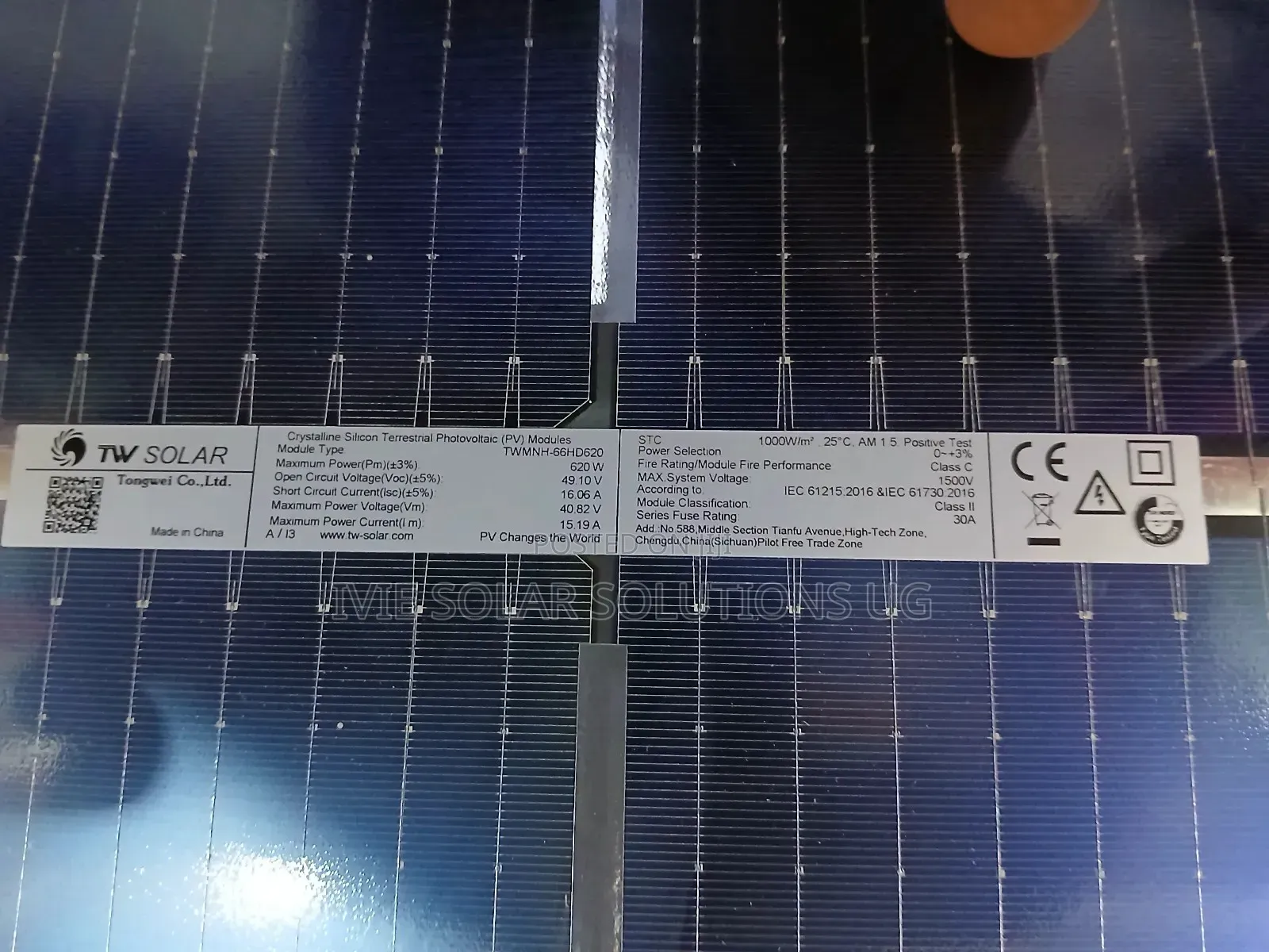 Tw Solar Panels 620w