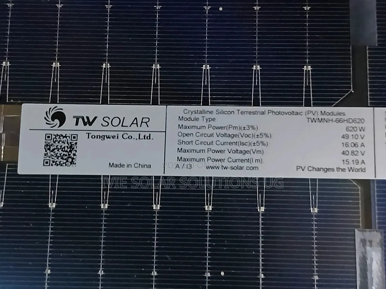 Tw Solar Panels 620w