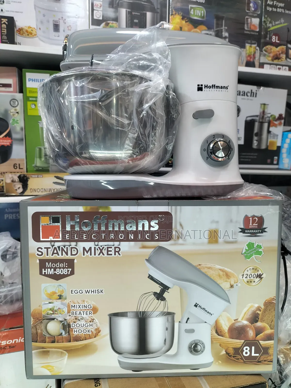 Hoffmans Stand Mixer Hm-8080 8l 1200w