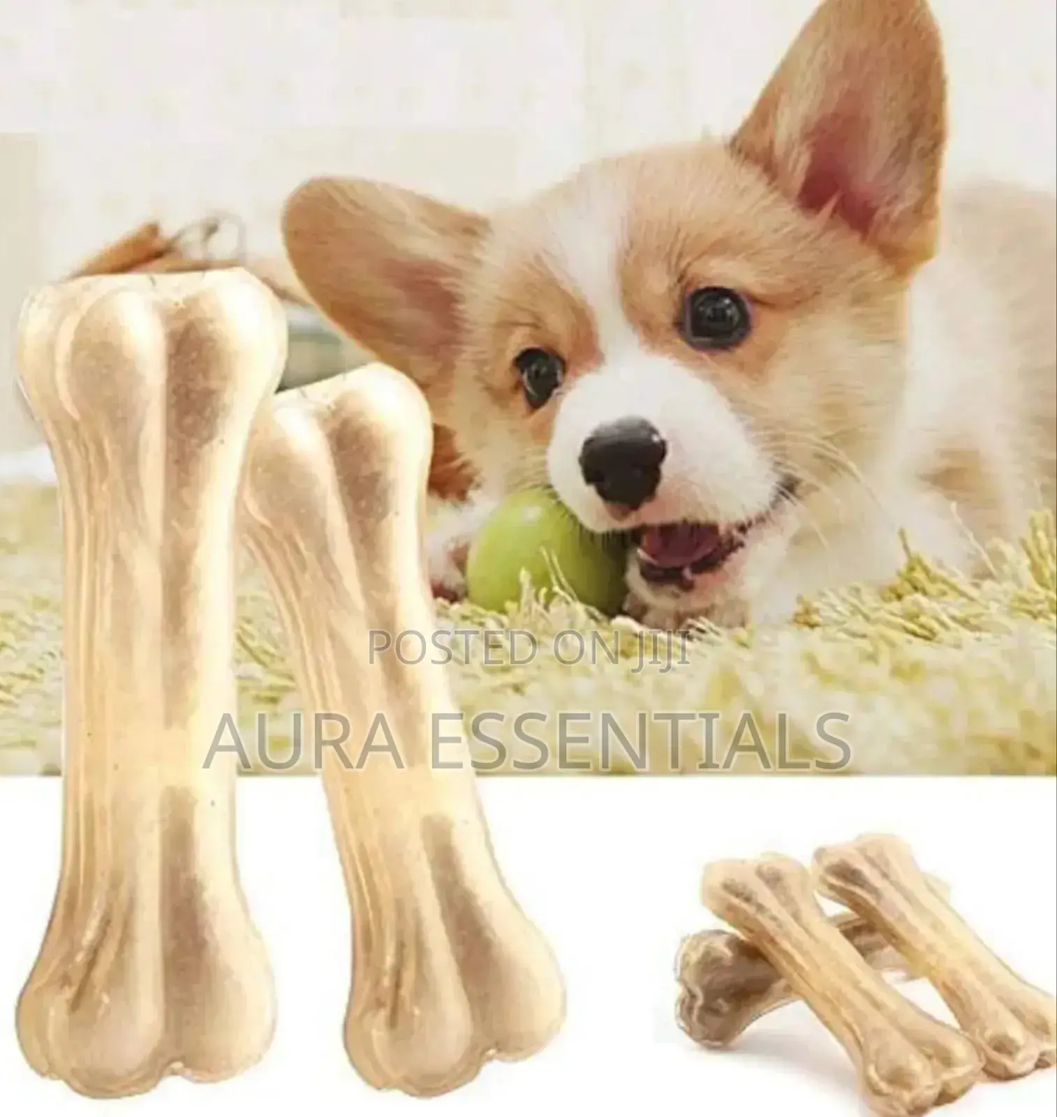 2pcs Bpa Free Dog Chew Bones Toys