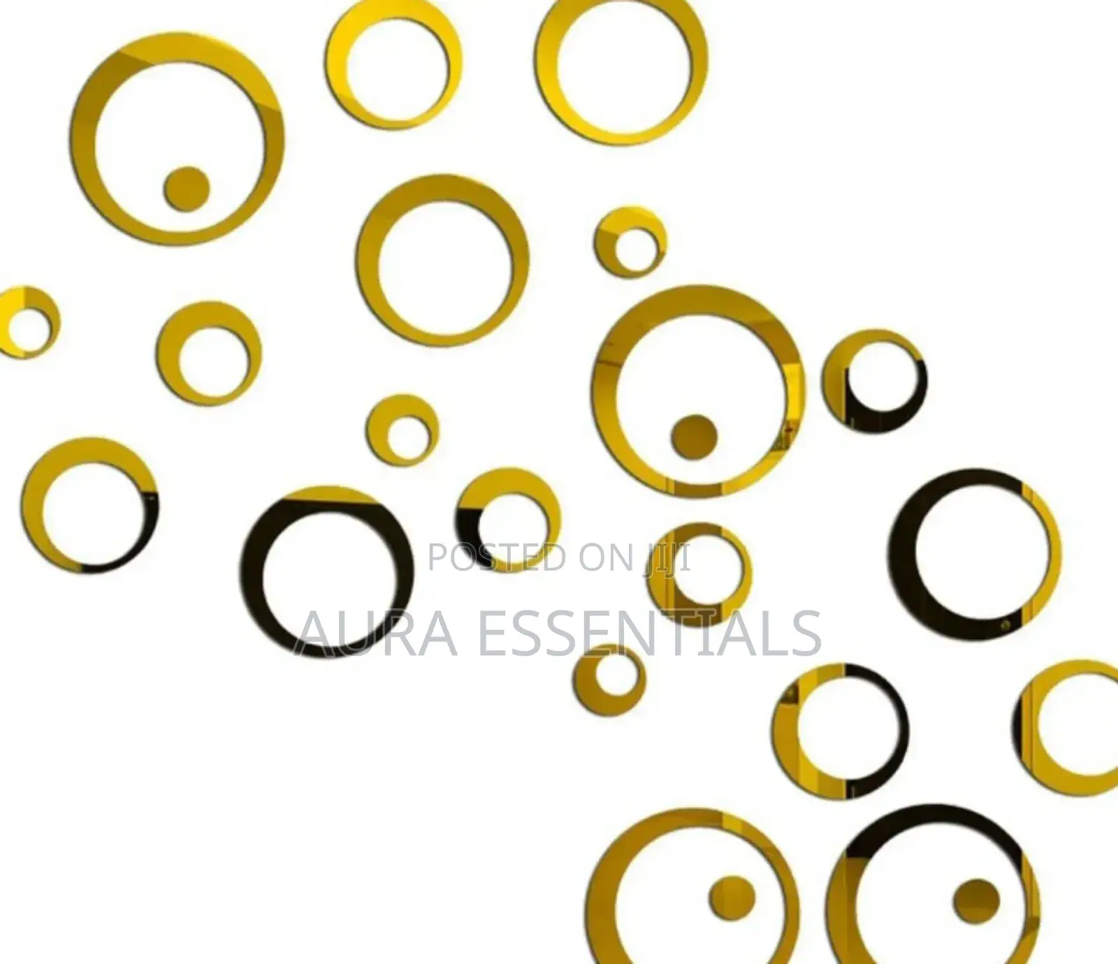 24pcs 3d Acrylics Self-Adhesive Decor Wall Stickers