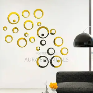 24pcs 3d Acrylics Self-Adhesive Decor Wall Stickers
