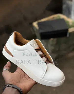 Men’S White Smart Casual Zegna Fashion Designer Leather Shoe