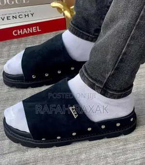 Original Men’S Luxury Black Zara Slide Push In Sandals