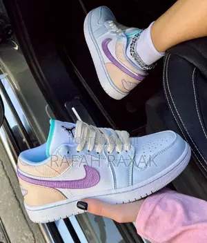 Nike Air Jordan 1 Low Multi Colored Sneakers