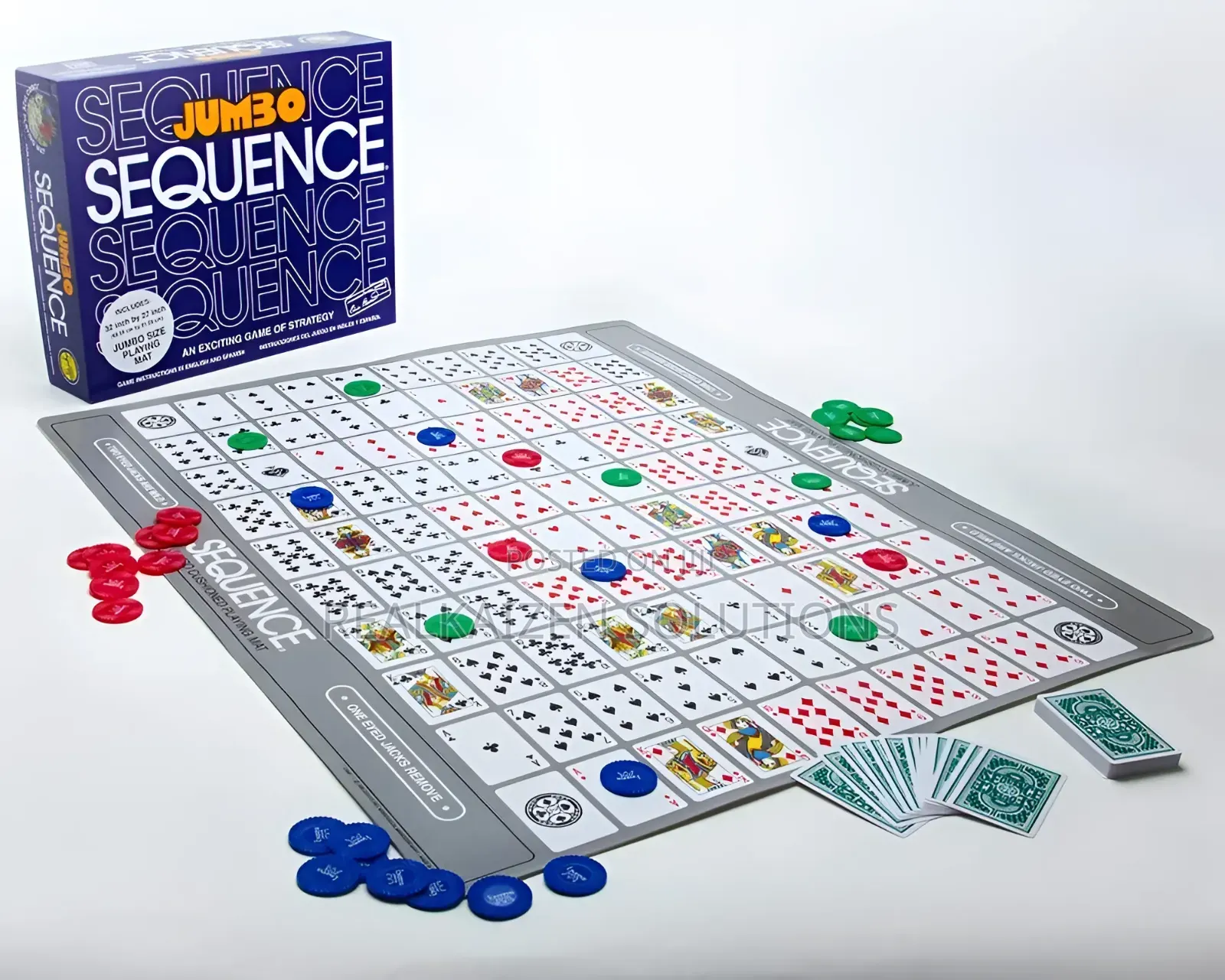 Jumbo Big Size Sequence Board Game 68x81cm