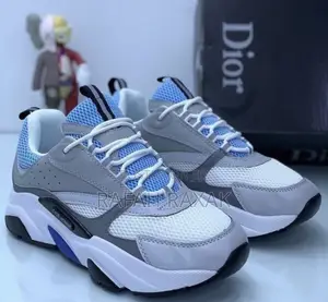 Original Grey/Sky Blue Dior Homme B22 Sneakers